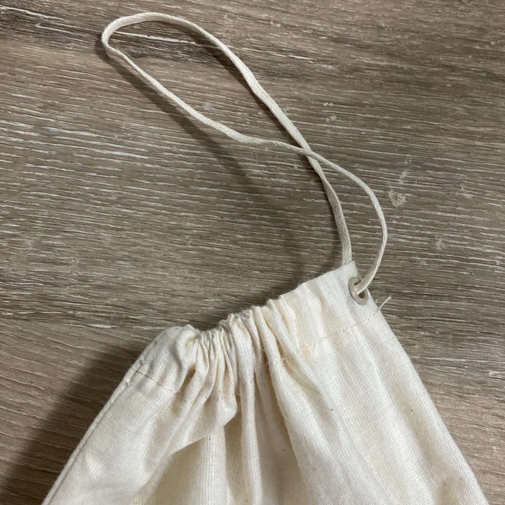 Salvatore Ferragamo Cream Fabric Pouch - Picture 5 of 5